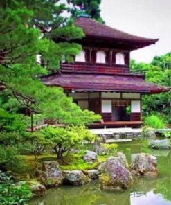 Higashiyama Jisho Ji Paint by numbers