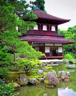 Higashiyama Jisho Ji Paint by numbers