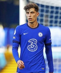 Kai Haverts Chelsea Player Paint by numbers