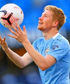 Kevin De Bruyne Man City Paint by numbers