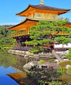 Kinkaku Ji Paint by numbers