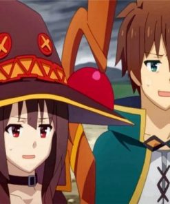 Megumin And Kazuma Paint by numbers
