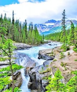 Mistaya Canyon Canada paint by numbers