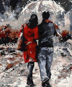 Couples In Metropolitan Station Paint by numbers