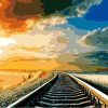 RUOPOTY-Frame-Railway-DIY-Painting-By-Number-Landscape-Hand-Painted-Oil-Painting-Unique-For-Home-Decor
