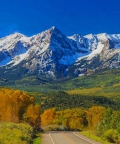 Rocky Mountains in North America Paint by numbers