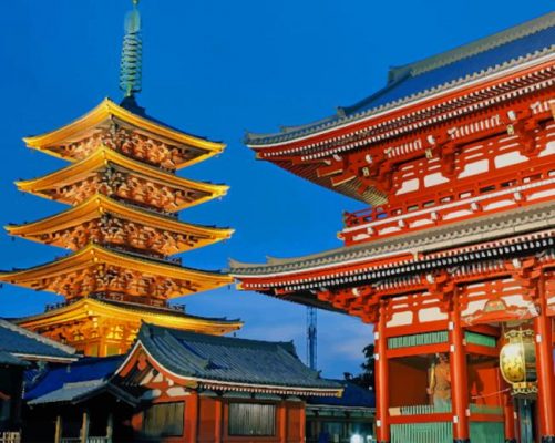 Senso-ji Tokyo Paint by numbers