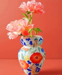 Aesthetic Ginger Jar Vase Paint by numbers