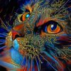 Aesthetic Cat paint by numbers