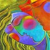 Abstract Lovers Paint by numbers