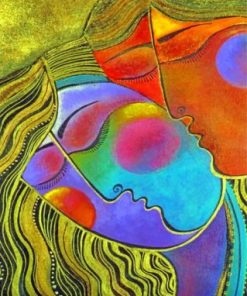 Abstract Lovers Paint by numbers