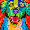 Abstract Dog Paint by numbers