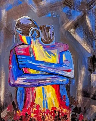 Abstract Romance paint by numbers