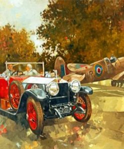 Aesthetic Vintage Car Paint by numbers