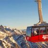 Aerial Tram Grand Teton Paint by numbers