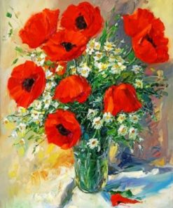 Aesthetic Poppies Paint by numbers
