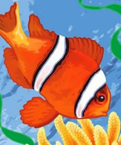 Aesthetic Clown Fish paint by numbers
