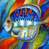 Aesthetic Fish Paint by numbers