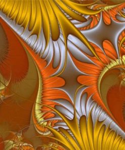 Aesthetic Fractal Chaos Paint by numbers
