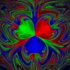 Aesthetic Fractal Chaos Paint by numbers