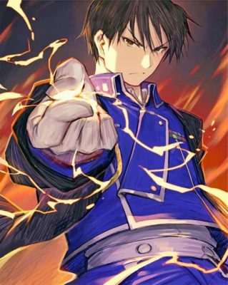 Roy Mustang Paint by numbers