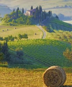 Aesthetic Italian Countryside Paint by numbers