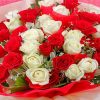 Aesthetic Red And White Roses Paint by numbers