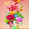 Colorful Ginger Jar Vase Paint by numbers