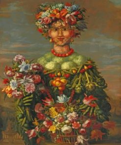 Arcimboldo Frida Kahlo - Paint By Numbers