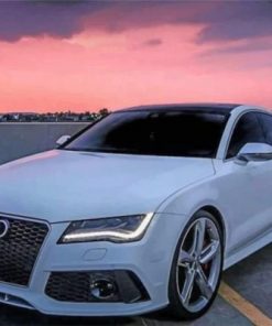 White Audi R8 Paint by numbers