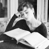 Audrey Hepburn Reading Book Paint by numbers