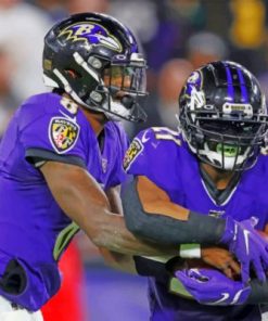 Baltimore Ravens Players Paint by numbers