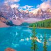 Banff National Park Lake Paint by numbers