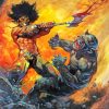 Barbarian III Frank Frazetta Paint by numbers