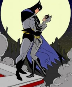 Batman And Catwoman In Love paint by numbers