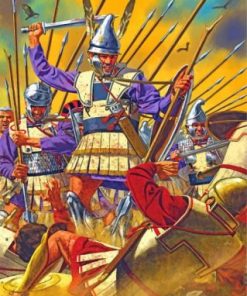 Battle Of Gabiene Paint by numbers