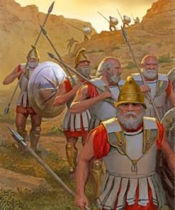 Battle Scene Paint by numbers