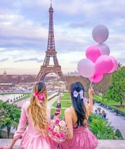 Best Friends In Paris Paint by numbers