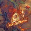 Bird house paint by numbers