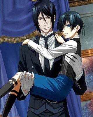 Black Butler Couple paint by numbers