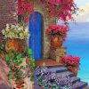 Blue Door Santorini Paint by numbers