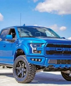 Blue Truck Paint by numbers