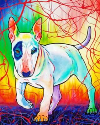 Bull Terrier Paint by numbers