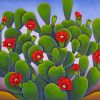 Cactus And Roses paint by numbers