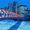 Calgary Buildings Canada Paint by numbers