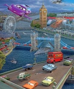 Cars Movie Paint by numbers