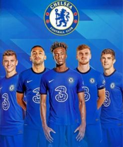 Chelsea FC Players Paint by numbers