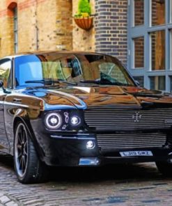 Black Chevy Camaro Paint by numbers