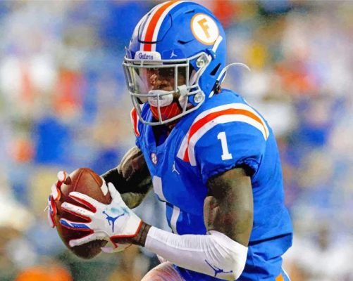 Chicago Bears Player Paint by numbers