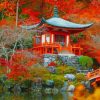 Diago Ji Temple Kyoto paint by numbers